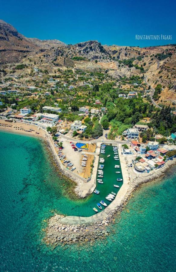 Aegean Serenity - Sea View Retreat Архангелос Екстериор снимка